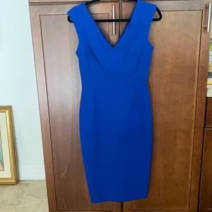 Gorgeous blue dress with deep front